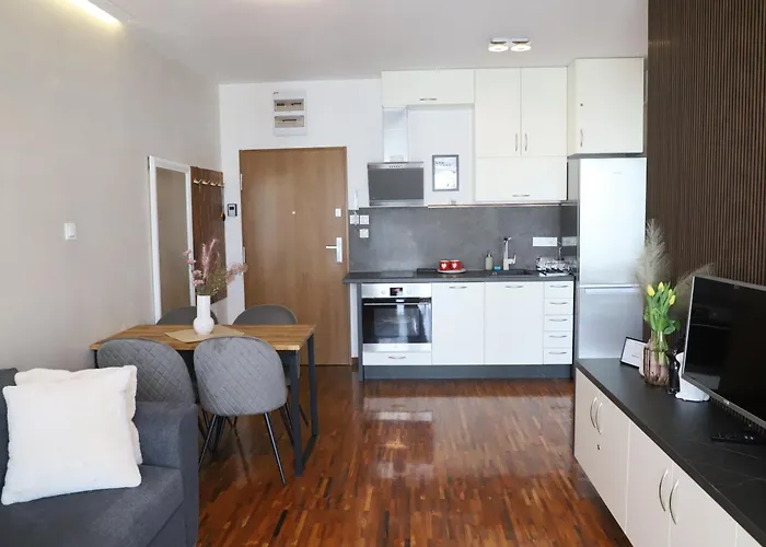 شقة Praga Premium Comfort Bezplatny Parking *